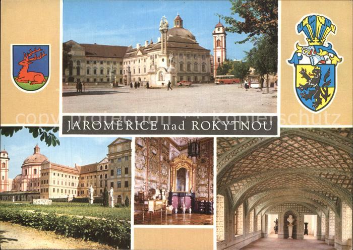 Jaromerice nad Rokytnou Namest se zamkem