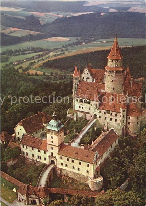 Bouzov Praha Fliegeraufnahme