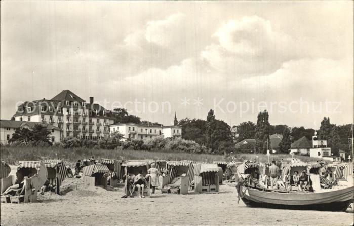 Heringsdorf Ostseebad Usedom FDGB Erholungsheim Strand
