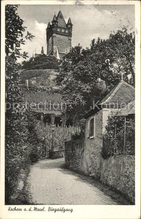 Cochem Mosel Burgaufgang