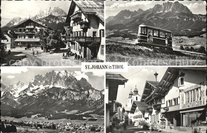 Sankt Johann Tirol Zahnradbahn Ortsansichten Panorama