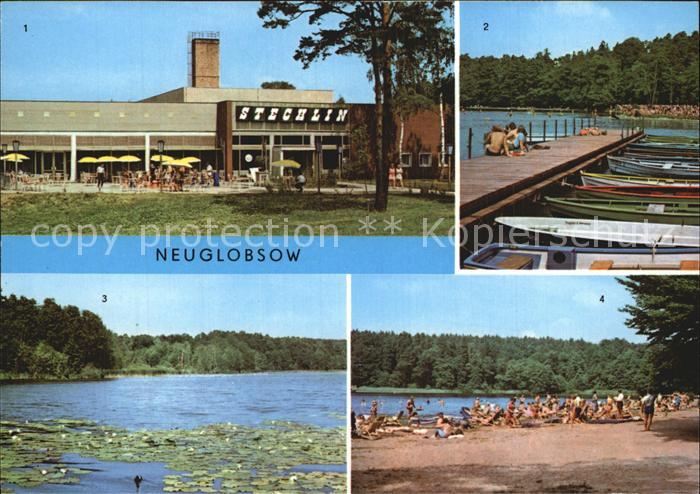 Neuglobsow FDGB Erholungsheim Stechlin Stechlinsee Dagow See Badestrand