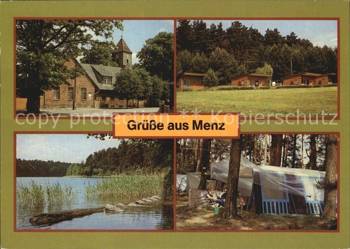 Menz Gransee Schulplatz Bungalows Roofensee Zeltplatz
