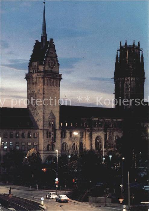 Duisburg Ruhr Rathaus Salvatorkirche