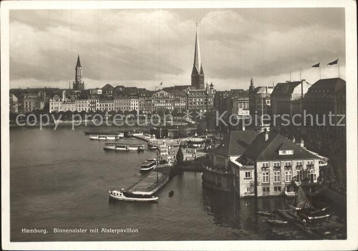 HAMBURG  CITY Binnenalster Alsterpavillon