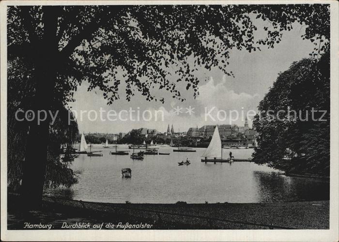 HAMBURG  CITY Blick zur Aussenalster