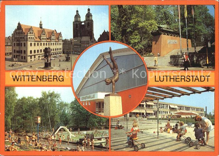 Wittenberg Lutherstadt Rathaus Stadtkirche