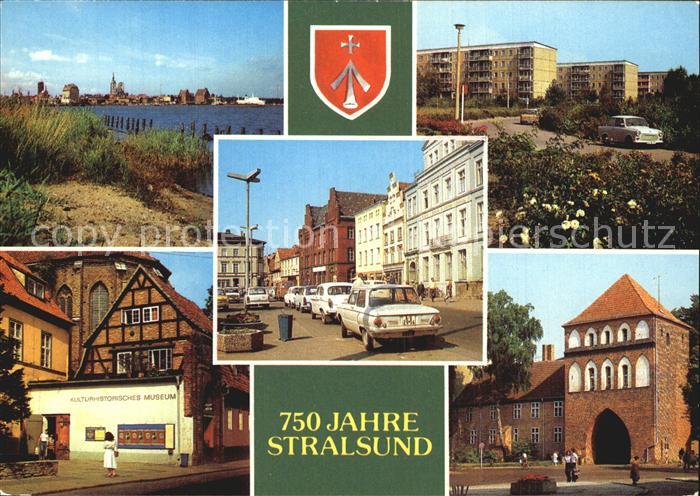 Stralsund Mecklenburg Vorpommern Hafen Leninplatz Friedrich Wolff Strasse Kultur
