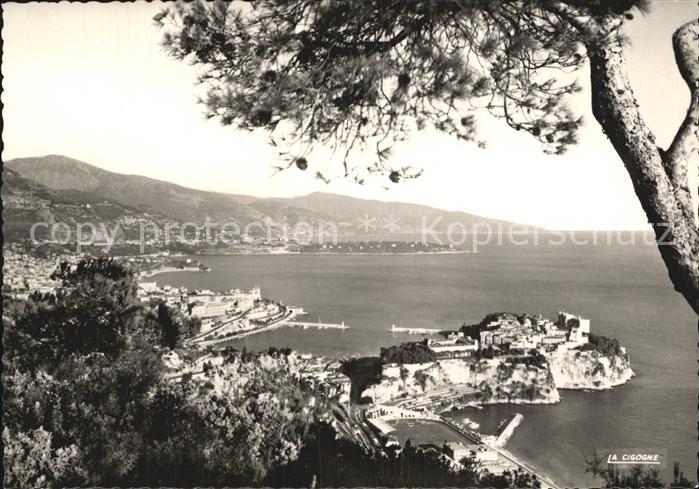 Monaco Schloss Felsen Monte Carlo Italien