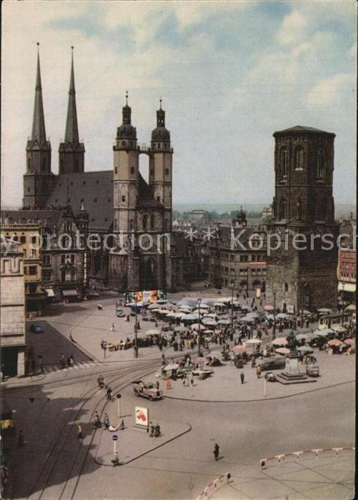 Halle Saale Markt Kirche