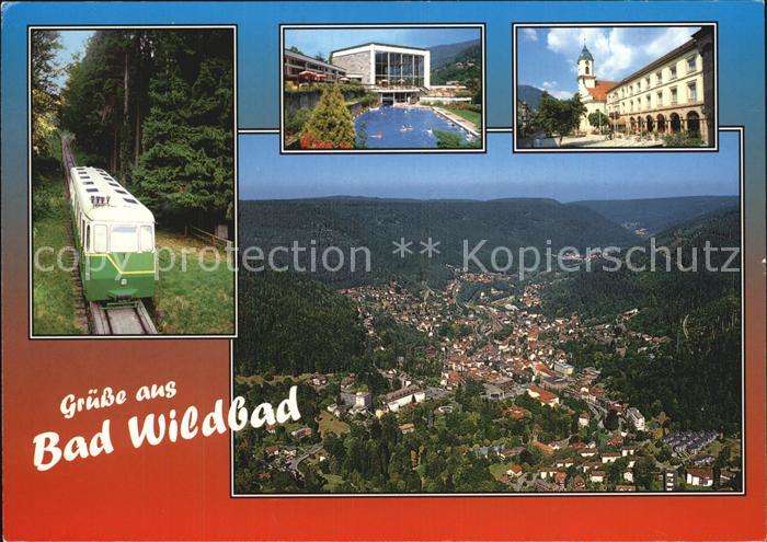 Bad Wildbad Eisenbahn Panorama Schwimmbad