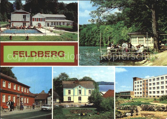 Feldberg Mecklenburg Luzinhalle Rathaus Haussee