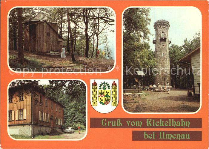 Ilmenau Thueringen Kickelhahn Goethehaeuschen Jagdhaus Gabelbach