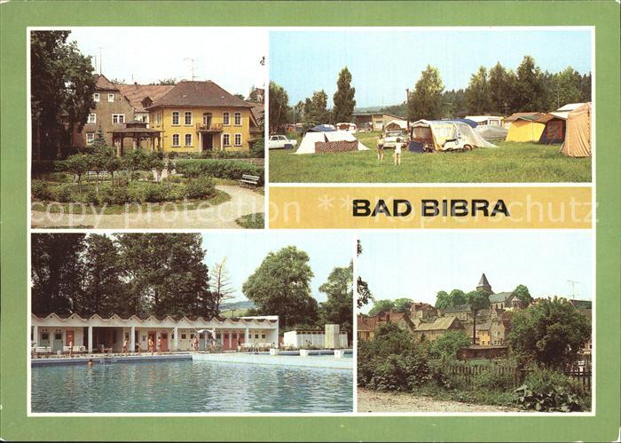 Bad Bibra Kuranlage Campingplatz Waldbad