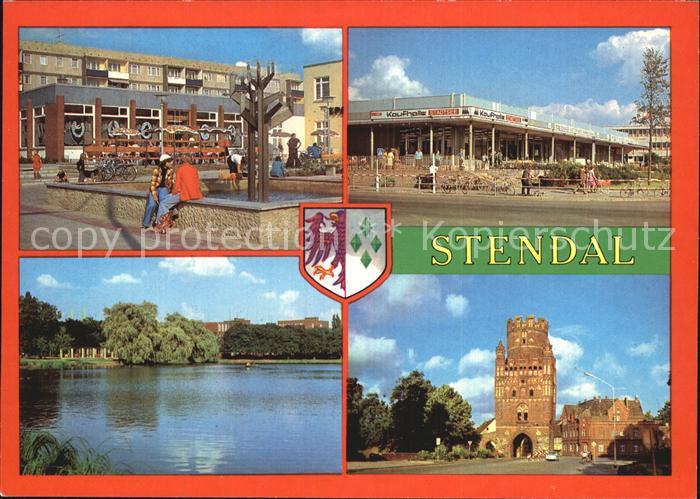Stendal Stadtsee Cafe Babett HO Kaufhalle Stadtsee Uenglinger Tor
