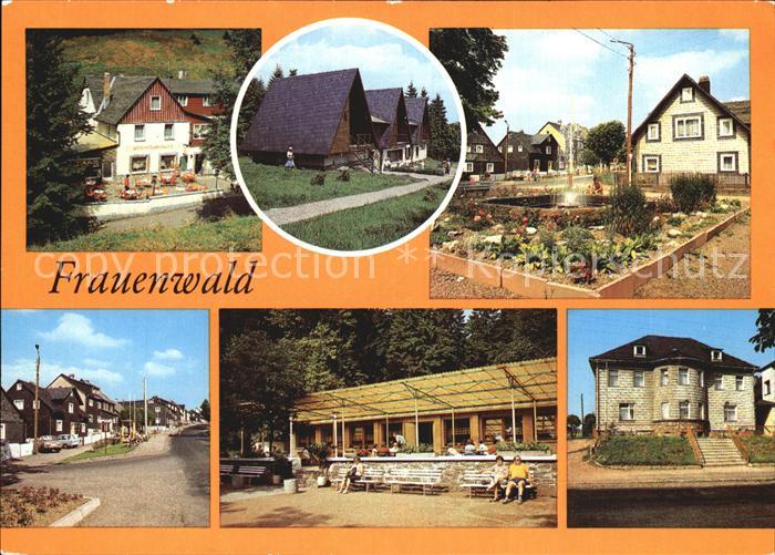 Frauenwald Thueringen Waldpension Fraubachmuehle Rennsteig Cafe Lenkgrund