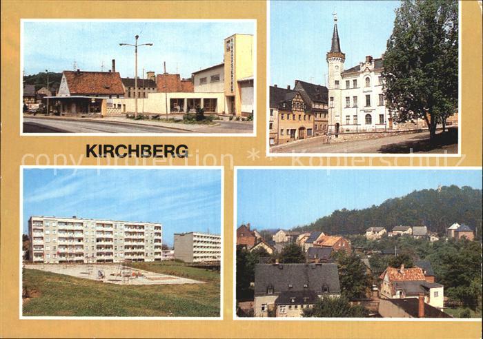 Kirchberg Sachsen Einkaufszentrum Rathaus Stadtansicht