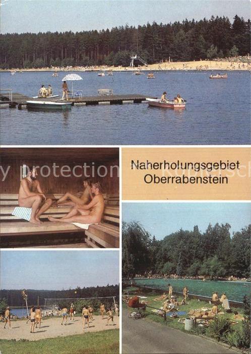 Karl-Marx-Stadt Stausee Oberrabenstein Sauna FKK Bad Volleyballplatz