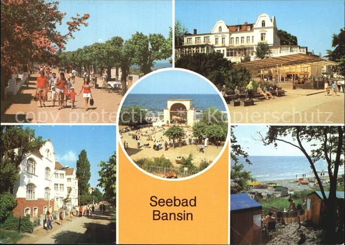 Bansin Ostseebad Strandpromenade Konzertplatz Campingplatz