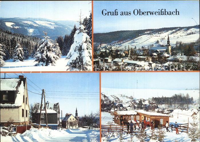 Oberweissbach Skilift Froebelstrasse Panorama Winter