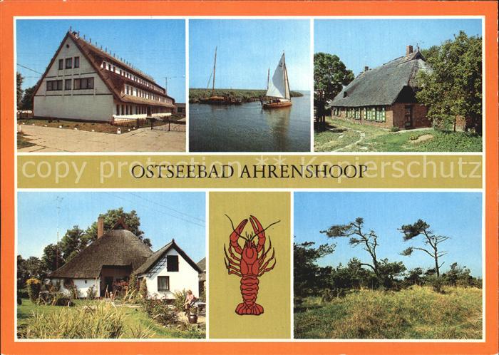 Ahrenshoop Ostseebad Althagen Hafen Niehaben Rohrdachhaus Windfluechter