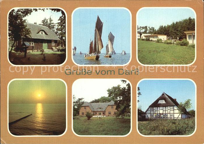 Darss Region Ostsee Ribnitz Damgarten Prerow Forsthaus Zeesenbootregatta Fachwer