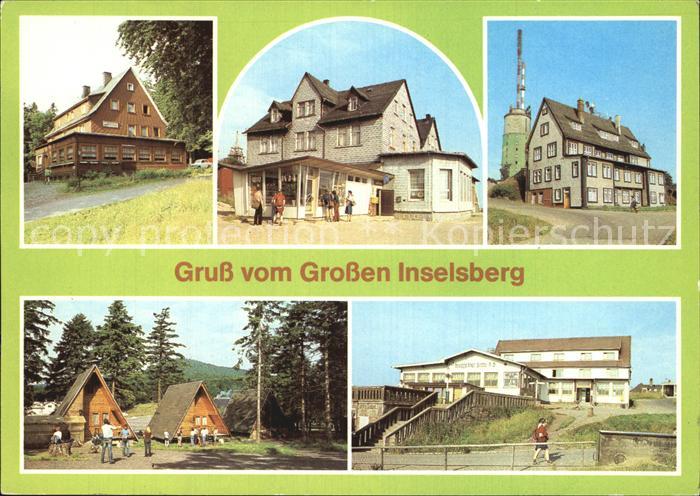 Grosser Inselsberg Haus am Reitstein HO Gaststaette Stadt Gotha Berggasthof Stoe
