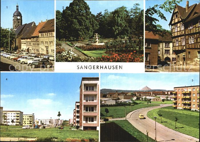 Sangerhausen Suedharz Markt Rosarium Kornmarkt Wilhelm Pieck
