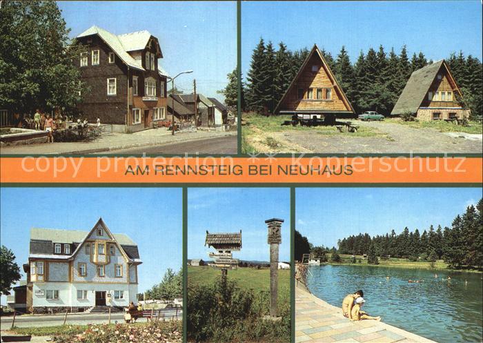 Neuhaus Rennweg HO Gaststaette Cafe Oberland Bernhardsthal Wanderhuetten