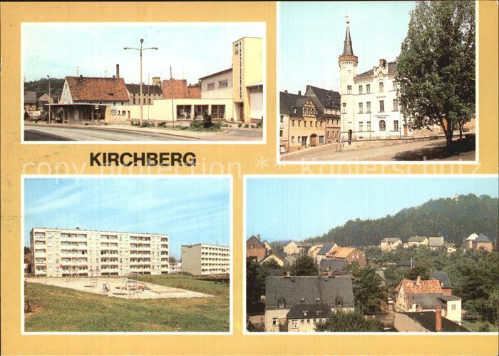 Kirchberg Sachsen Einkaufszentrum Rathaus Panorama