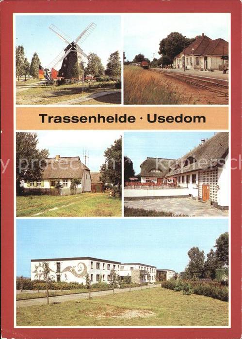 Trassenheide Usedom Muehle Jugenderholungszentrum VEB Carl Zeiss Jena Bahnhof