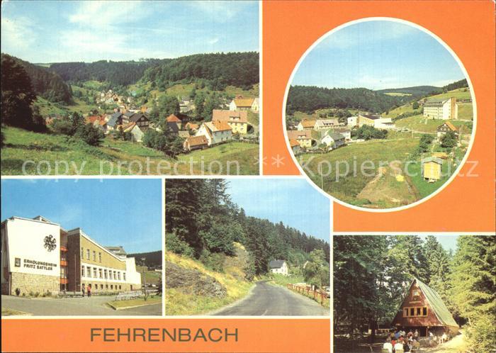 Fehrenbach Thueringer Wald Waldbaude Werraquelle FDGB Heim Fritz Sattler