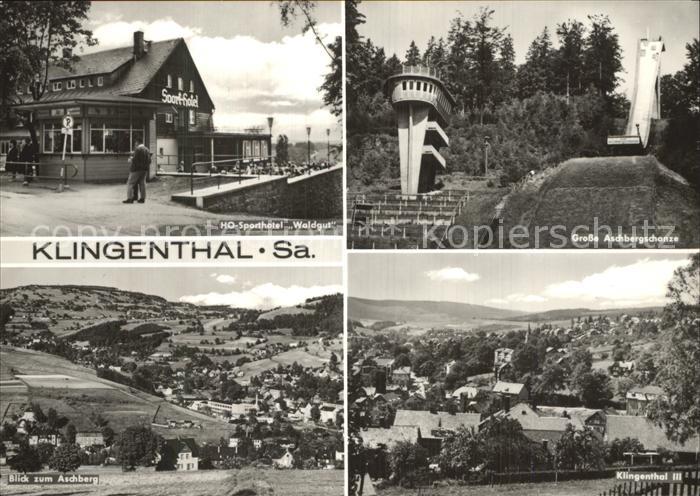 Klingenthal Vogtland HO Sporthotel Waldgut Grosse Aschbergschanze Panorama