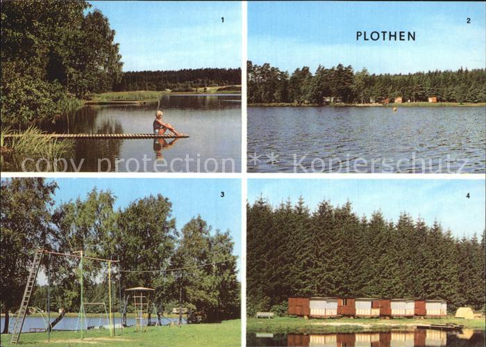 Plothen Hausteich Zeltjugendherberge Bungalows