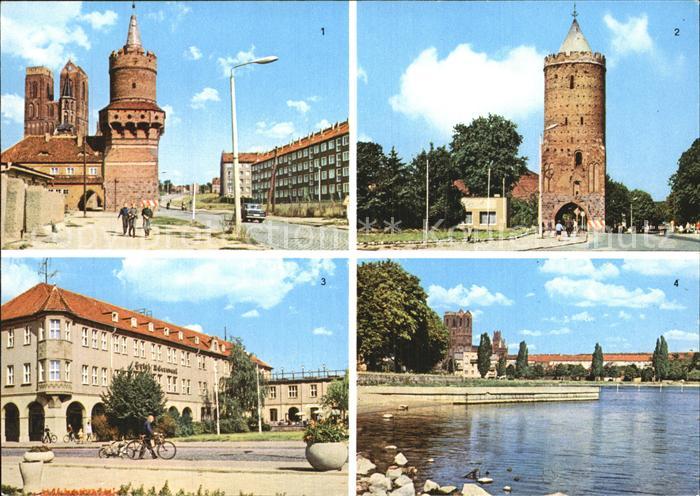 Prenzlau Mitteltorturm Blindower Tor Hotel Uckermark Uckersee