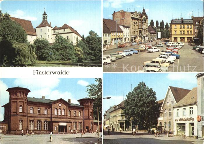 Finsterwalde Schloss Markt Bahnhof Ernst Thaelmann Strasse