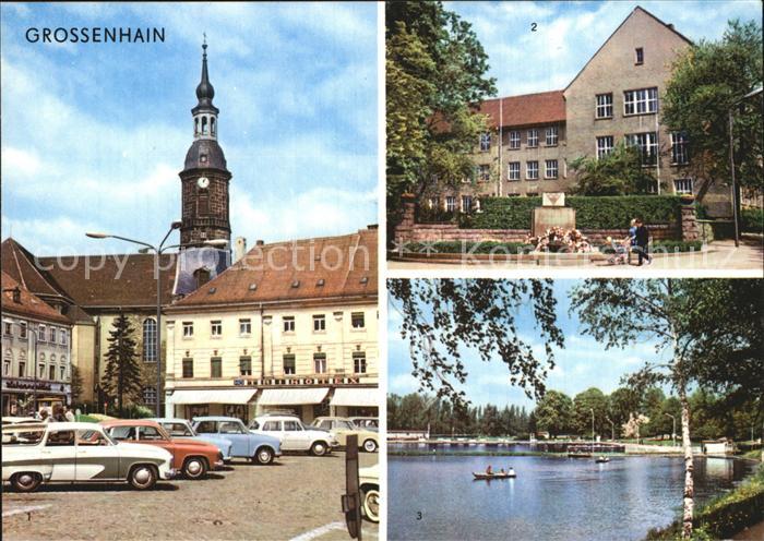 Grossenhain Sachsen Karl Marx Platz VVN Gedenkstaette Neue Berufsschule