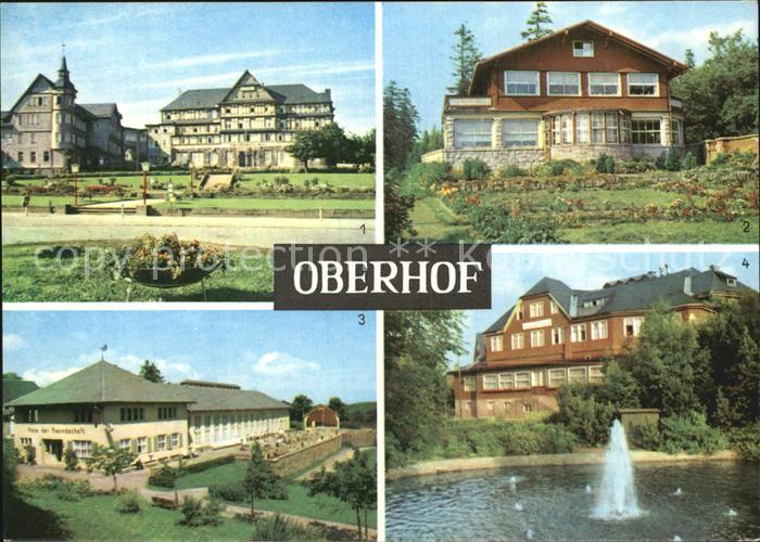 Oberhof Thueringen Ernst Thaelmann Haus Cafe Luisensitz FDGB Heim Stachanow