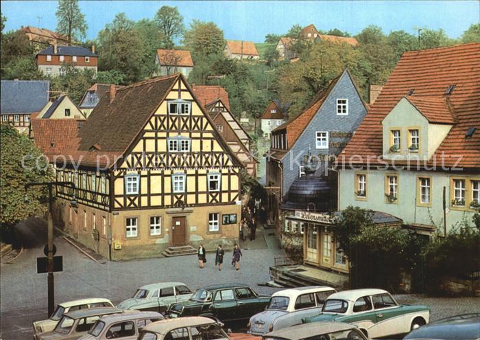 Hohnstein Saechsische Schweiz Marktplatz