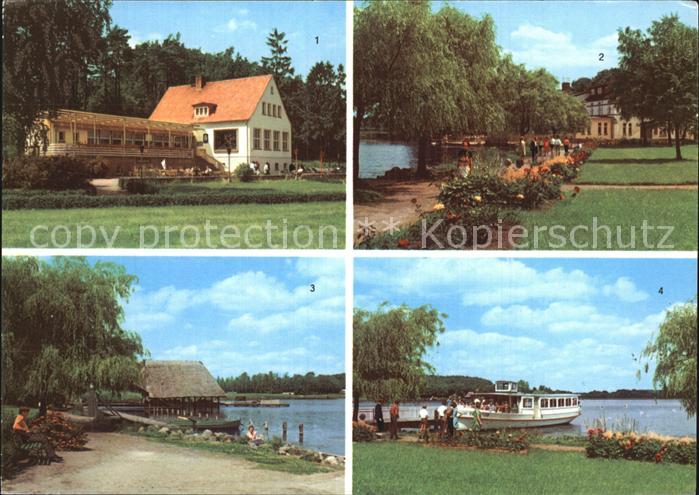 Krakow See HOG Joernberg Promenade Fischerhaus Dampferanlegestelle