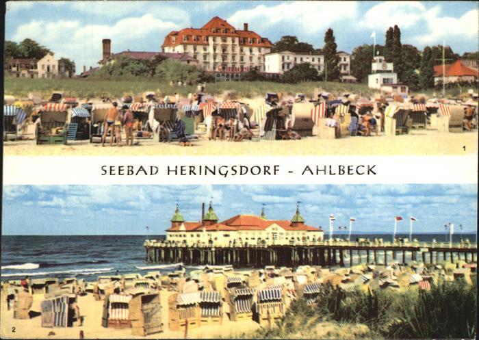 Heringsdorf Ostseebad Usedom Ahlbeck FDGB Heim Solidaritaet Seebruecke Pier