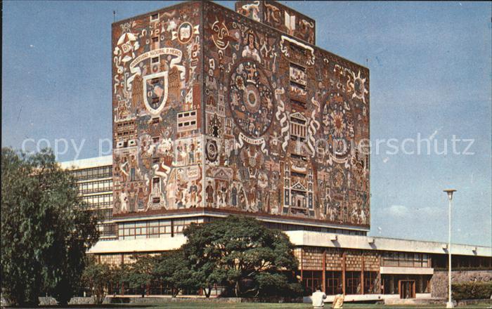 Mexico City The Central Library at the University