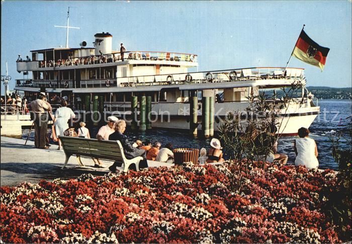 ueberlingen Bodensee Uferpromenade Faehre