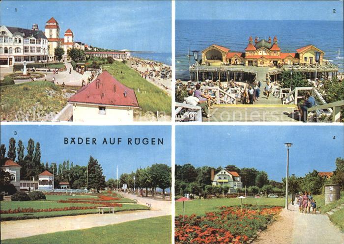 Insel Ruegen Binz Kurhaus Sellin Seebruecke Goehren Promenade Baabe Promenade