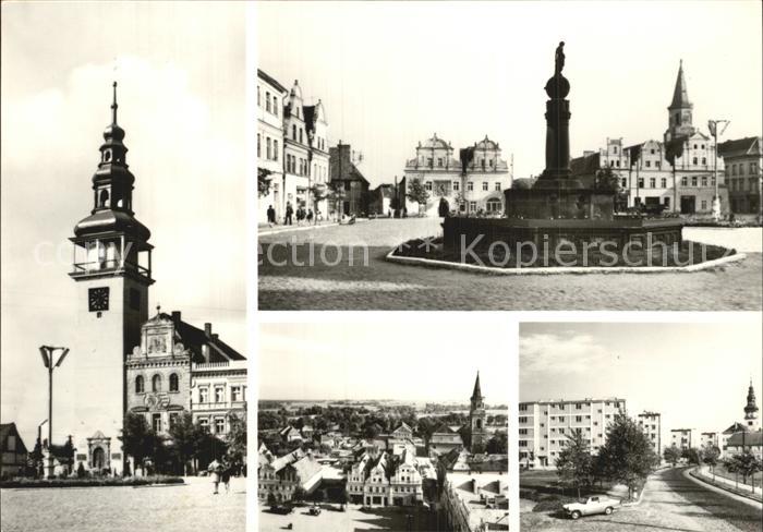 Bytom Odrzanski Beuthen Oder Ratusz Rynek Widok ogolny Frament miasta