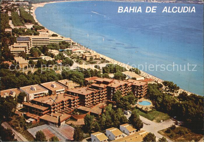Alcudia Mallorca Bahia de Alcudia Fliegeraufnahme