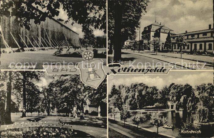 Bad Rothenfelde Gradierwerk Badehaus Kurpark Kahnteich