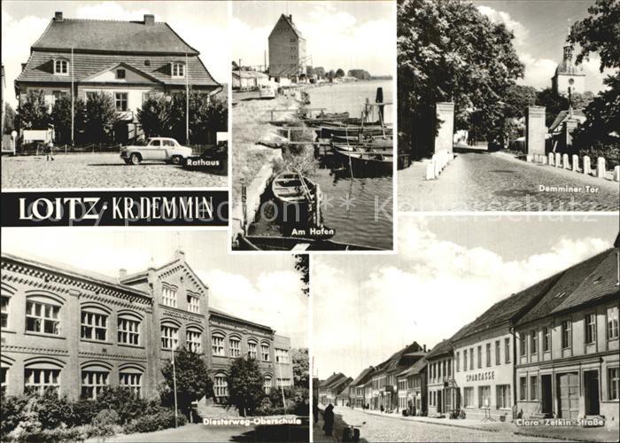 Loitz Vorpommern Rathaus Am Hafen Demminer Tor Diesterweg Oberschule Clara Zetki