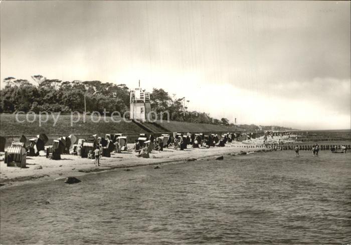 Kuehlungsborn Ostseebad Strandpartie