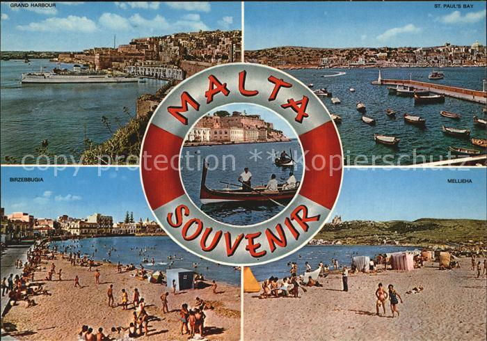 Malta Grand Harbour St Pauls Bay Birzebbugia Melleha